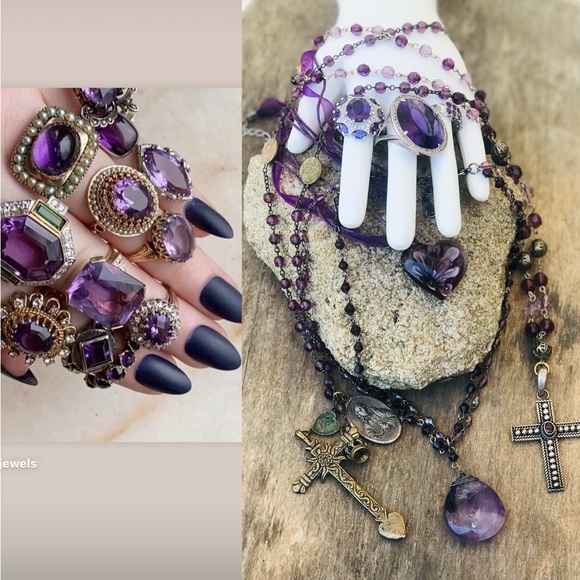 Purr Pal Lovers We Have Your Favorites Right Here ! Assorted Purple Jewelry 💟☪️ - Picture 11 of 16